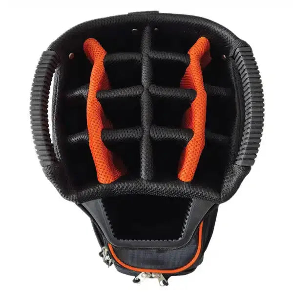 Onyx Custom Golf Cart Bag in Black/Orange marsdengolfdrivingrange