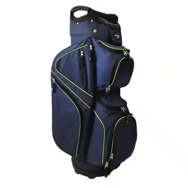 Onyx Custom Golf Cart Bag in Navy/Lime marsdengolfdrivingrange
