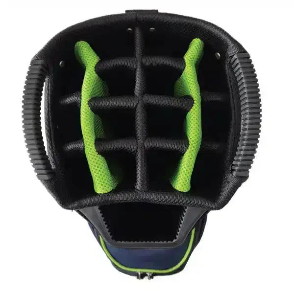 Onyx Custom Golf Cart Bag in Navy/Lime marsdengolfdrivingrange