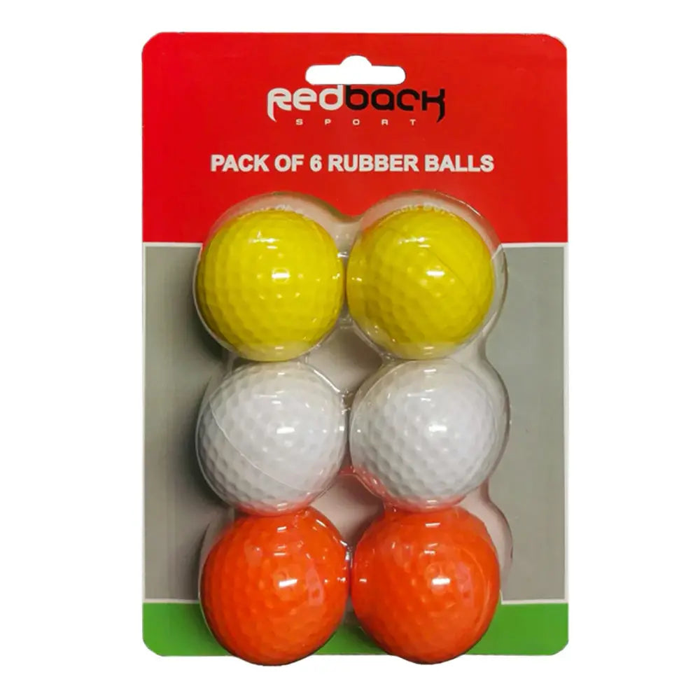 Redback PU Practice Balls 6 pack marsdengolfdrivingrange