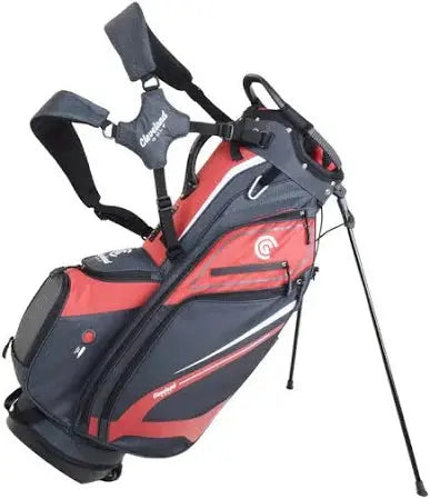 Cleveland Stand Bag Red/Charcoal marsdengolfdrivingrange