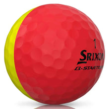 Load image into Gallery viewer, Srixon Q Star Tour Divide Golf Balls Dozen Red/Yellow
