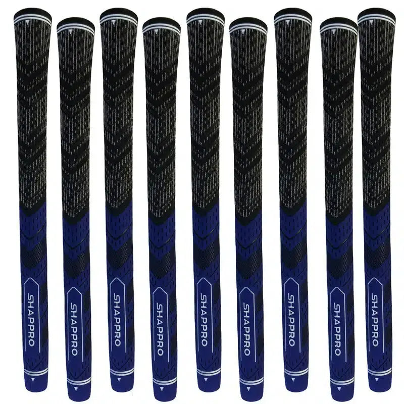 Shappro Dual Cord and Rubber Black/Blue Big Midsize (near Oversize) Grip marsdengolfdrivingrange