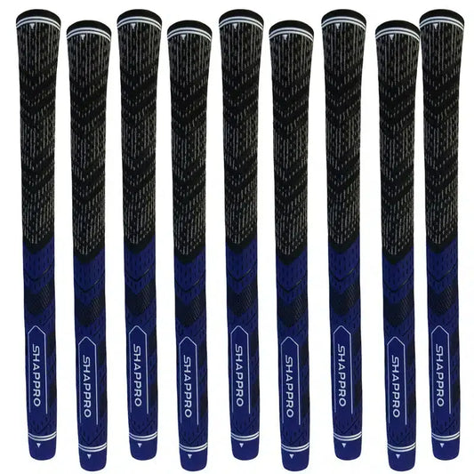 Shappro Dual Cord and Rubber Black/Blue Midsize Grip marsdengolfdrivingrange