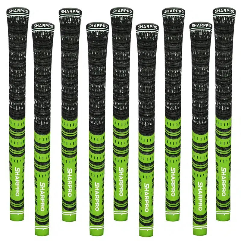 Shappro Dual Cord and Rubber Black/Lime Std Grip marsdengolfdrivingrange