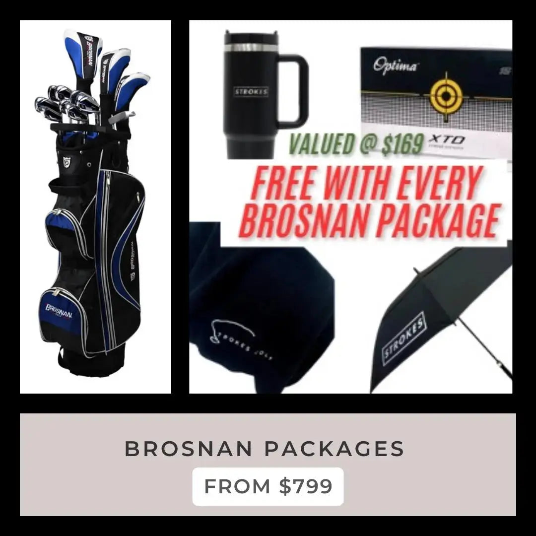 Brosnan Eureka Left Hand steel package - regular flex marsdengolfdrivingrange