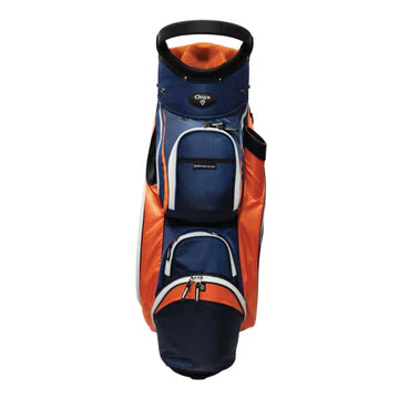 Onyx Spyder Golf Cart Bag in Navy/Orange marsdengolfdrivingrange