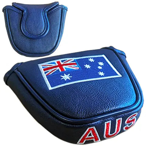 Redback magnetic Putter Cover - Aussie mallet Style marsdengolfdrivingrange