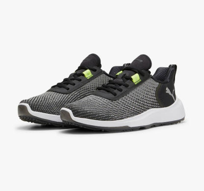 Puma Fusion Crush Sport Wide Spikeless Shoe in Black marsdengolfdrivingrange