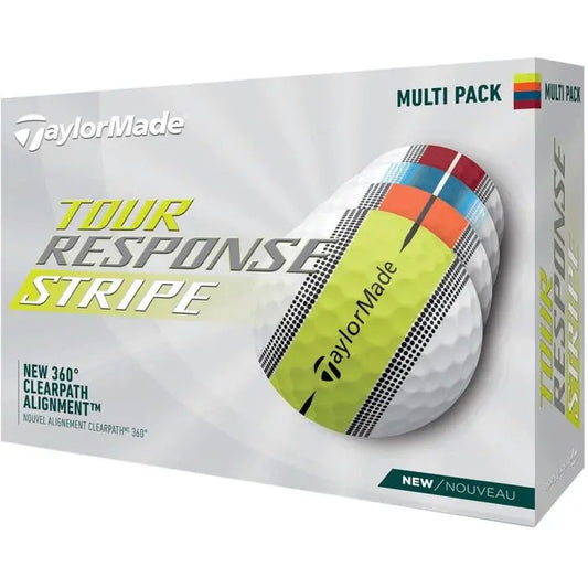 TaylorMade Tour Response Stripe Dozen marsdengolfdrivingrange