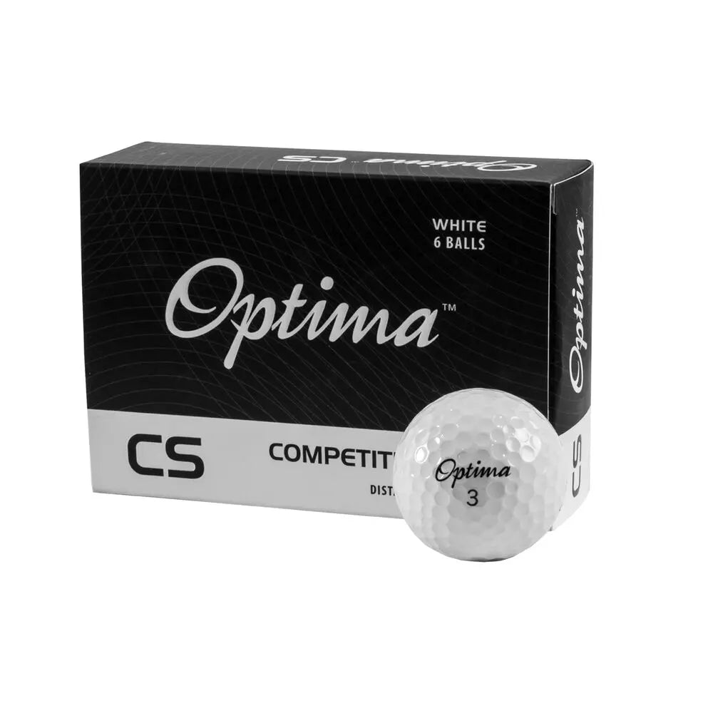 Optima CS Golf Balls 6 pack marsdengolfdrivingrange