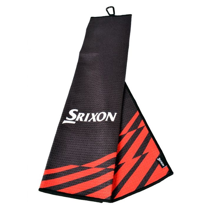 Srixon Golf Towel Black Red