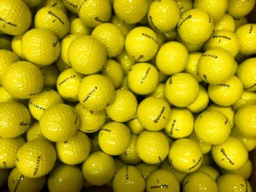 TaylorMade Yellow Burner Practice Ball NEW marsdengolfdrivingrange